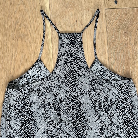 JOIE Cambridge Snake Print Silk Cami Dress in Caviar – Small - Picture 9 of 12